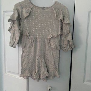 Girls Joyfolie gold dot romper